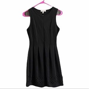 Monteau Little Black Sleeveless Cut Out Dress L